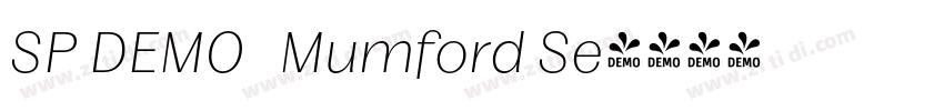 SP DEMO   Mumford Se字体转换